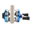 Portable Winter Ice Fishing Reel Wheel with Wire Outdoor Casting Tackle(Blue)