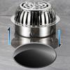 Long Lasting Steel Rounded Drainage Insert Corrosion Resistant Floor Drain Prevents Blockages for Outdoor Spaces