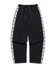 DIVINE DISTANCE Ethnic Tape Sweatpants [Black]