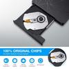 External DVD RW Drive,Portable USB 3.0/Type-C CD Drive Burner with Mute Design, +/-RW Drive Optical Readers for Laptop Desktop