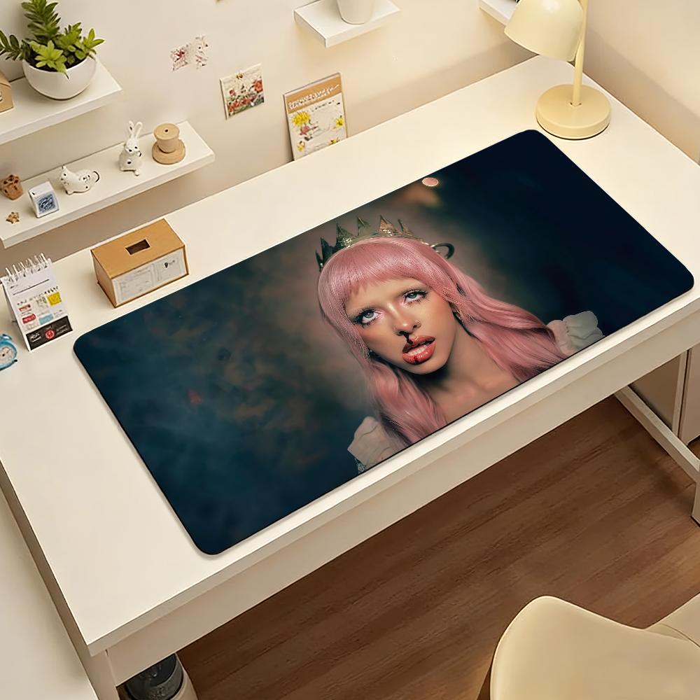 Desk Mat Large Gaming Mouse Pad Antislip Stitched Edges Fantasy Art Print Nonslip Desk Pad for Home Office Gaming Setup