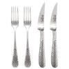GLOBAL Steak Knife Fork All Stainless Made In Japan of & Set, Steel, (Set 2)