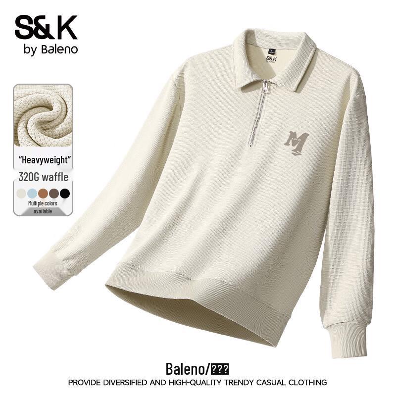 

Baleno S&K Men s American Retro Waffle Sweatshirt M