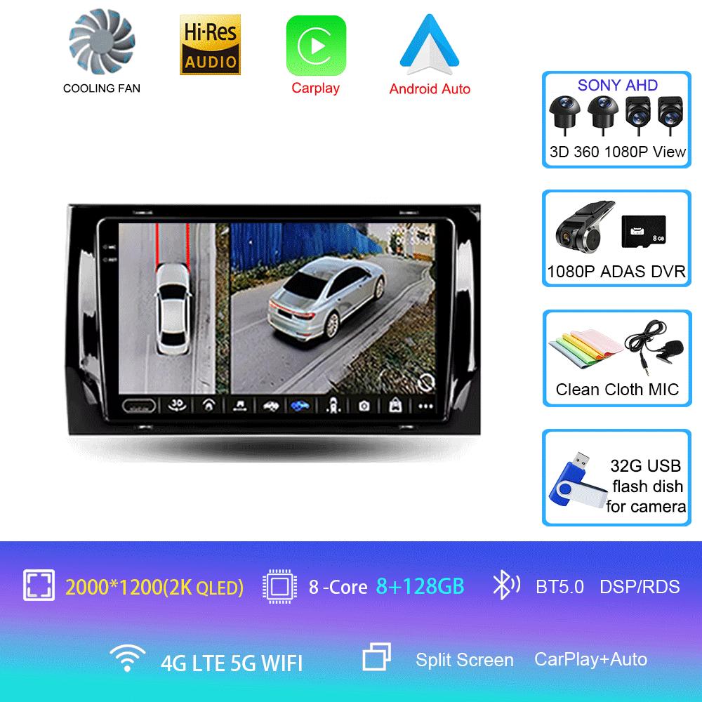 Car Radio Android 14 Carplay Auto For Skoda Kodiaq 2016 - 2021 Karoq NU7 2017 - 2021 Multimedia GSP 2Din Video DVD Player Stereo