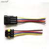 5pcs/lot 1.5 Kit 2/3/4/5/6 Pin Female Male Waterproof HID Electrical Wire Cable Automotive Connector Adapter Car Plug