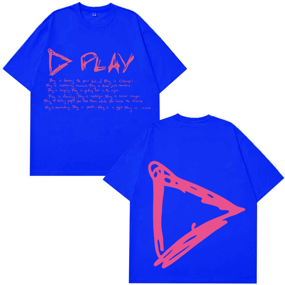 Ed Sheeran Play Tour 2025 T Shirts Unisex Women Fashion Harajuku Streetwear Oversized Cozy Cotton Casual Tees Vintage Couple TShirt