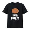 I'm A Potato T Shirt Mens Funny Veggie Boys Music Song Uncle Brother Best Friend Party Birthday Christmas Top Vintage Washed