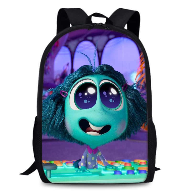 Spacious 15-inch Inside Out 2 Backpack Durable Oxford Cloth School Book Bag