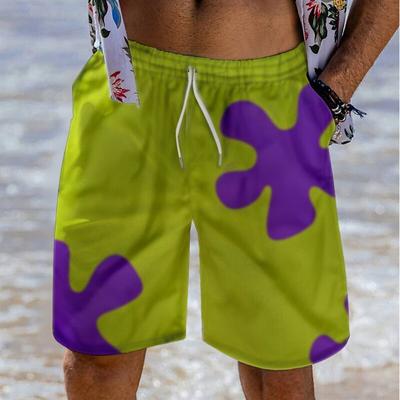 Fashionable Youth Popular Sweatpants Simple Men's Five-Quarters Thin Loose Seaside Vacation Summer Casual