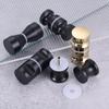 Aluminum Alloy Door Handle Black/gold Single Glass Door Knob Bathroom Shower Cabinet Double-Sided Handle Pull Gate Home Hardware