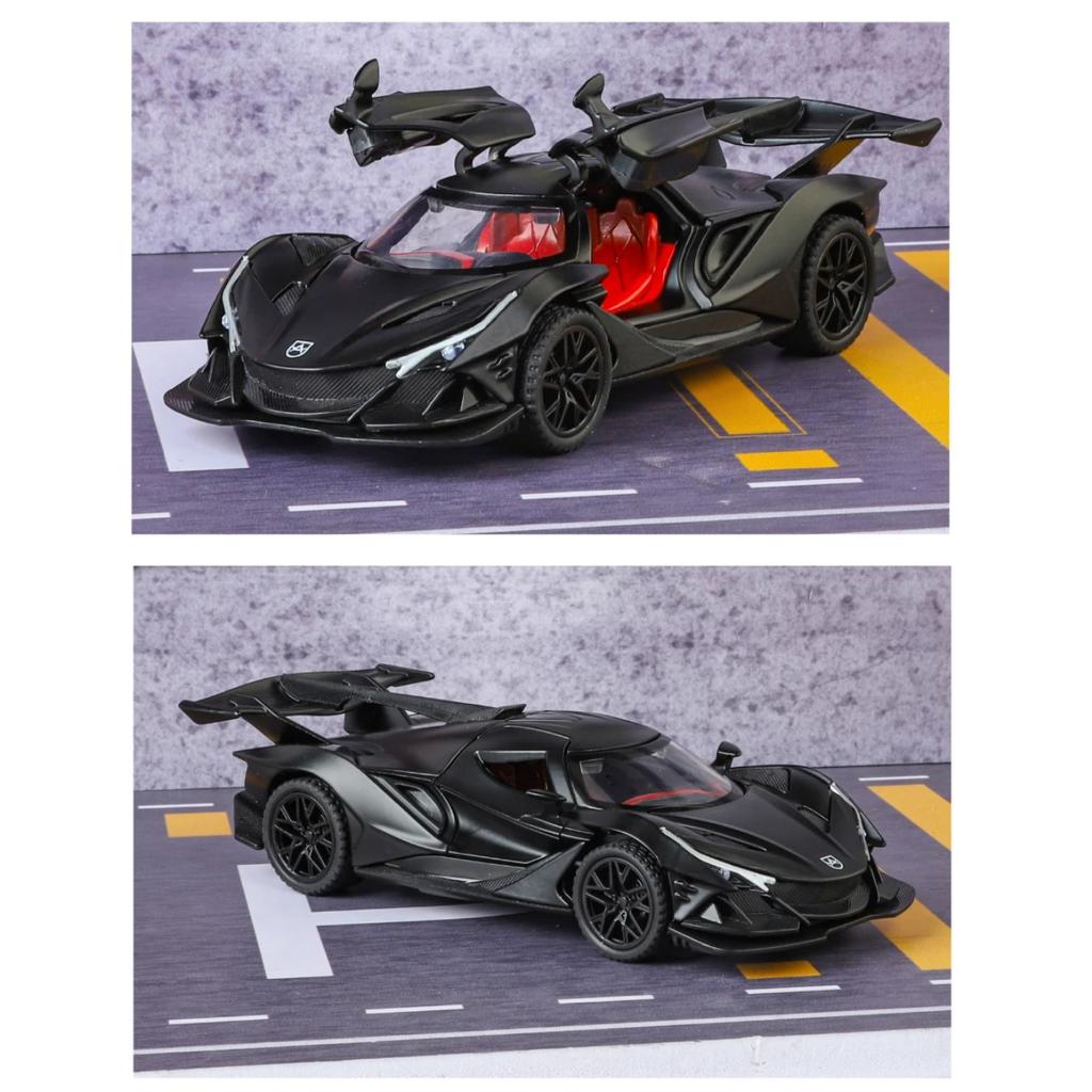 1/32 Apollo IE Miniature Alloy Diecast Model Car Metal Sound & Light Mini Ornament Decoration High Simulation Collection Present