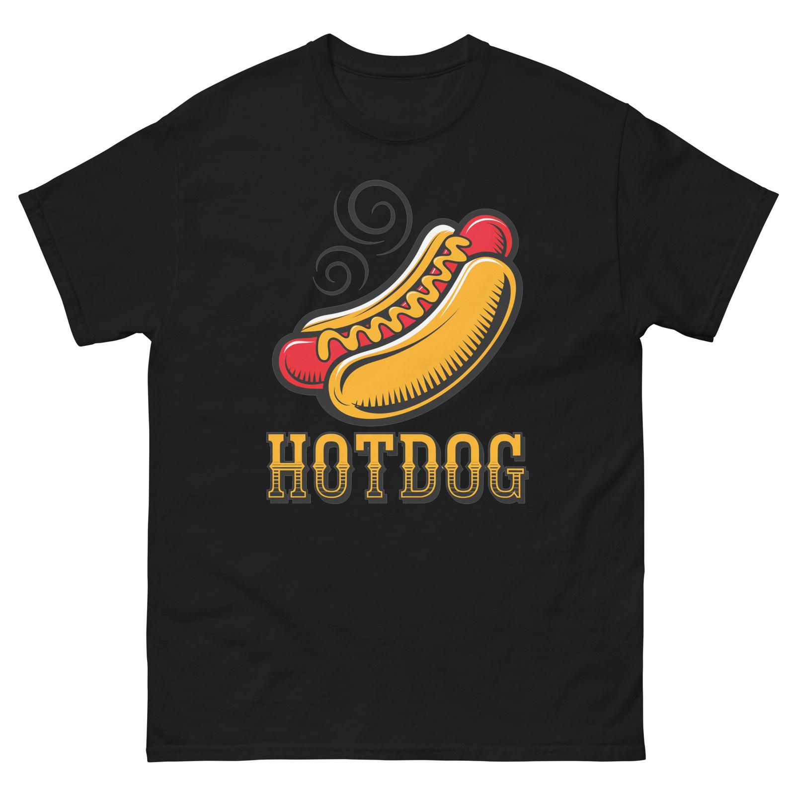 Hot Dog Simple Graphic Nice Colors Funny T-Shirt Shirt XXXL