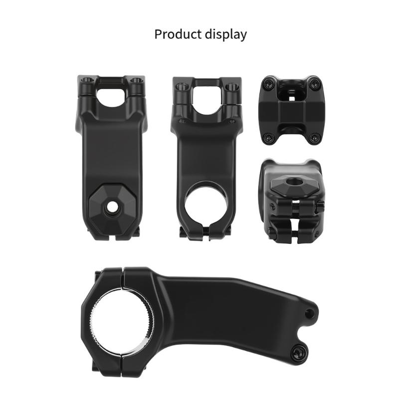 Aluminum Alloy Risers Bicycles Stem -15 Degree Adjustable Bike Stem High Strength Light Weight Bicycles Stem Enduring