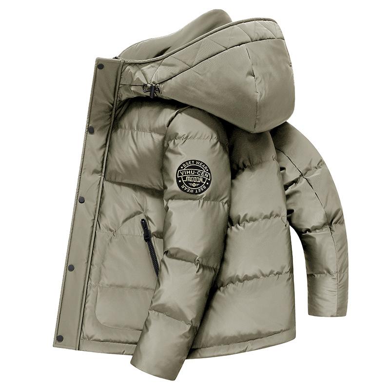 Winter Thickened Down Jacket for Young Men 90 New National Standard White Duck Down Cold-proof Casual Hooded Down Jacket for Men