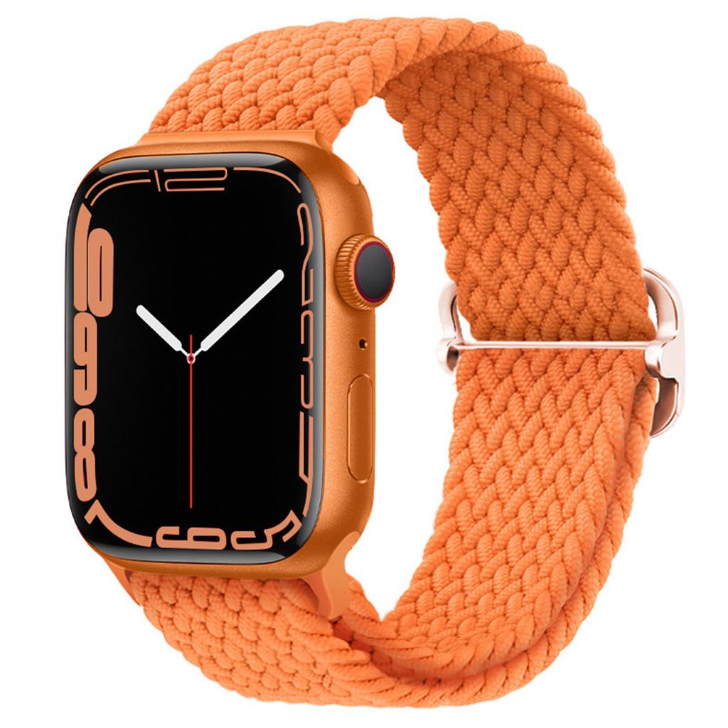Braided Band for Apple Watch Ultra 3 2 49mm 11 10 42/46mm Nylon Elastic Belt Bracelet for 9 8 7 41mm/45mm 6 5 4 SE3 40/44mm
