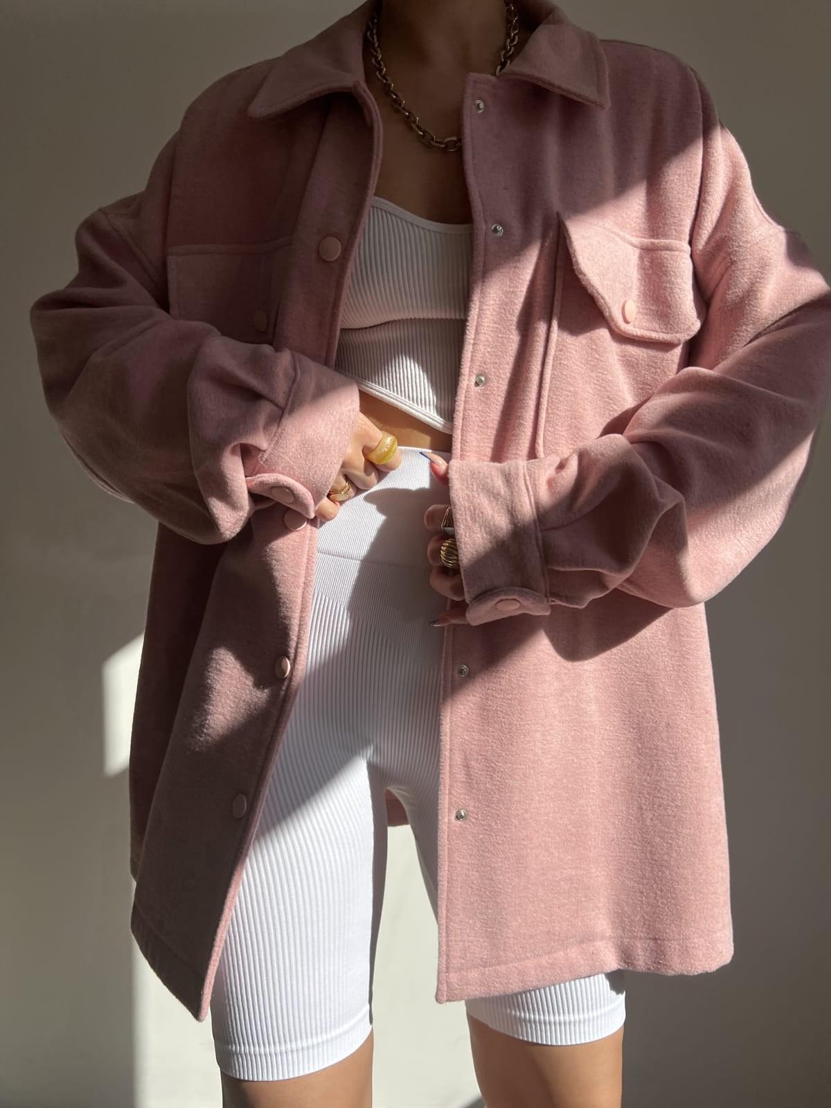 

Розовая рубашка с принтом Mai Phantom Cachet