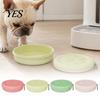 Clip-on Dog Bowl Treat Pouch, with Metal Carabiner, Puppy Holder, Sealed Pet Snack Container Food Lid for Travel Walking Training Trips Lightweight