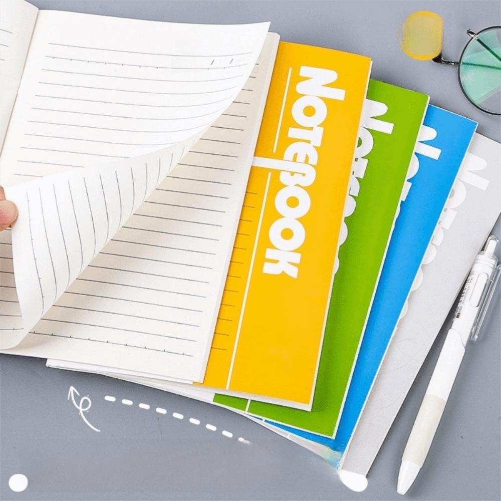 Soft Cover Notepad Thick Lined School Stationery High Quality Hardcover Students