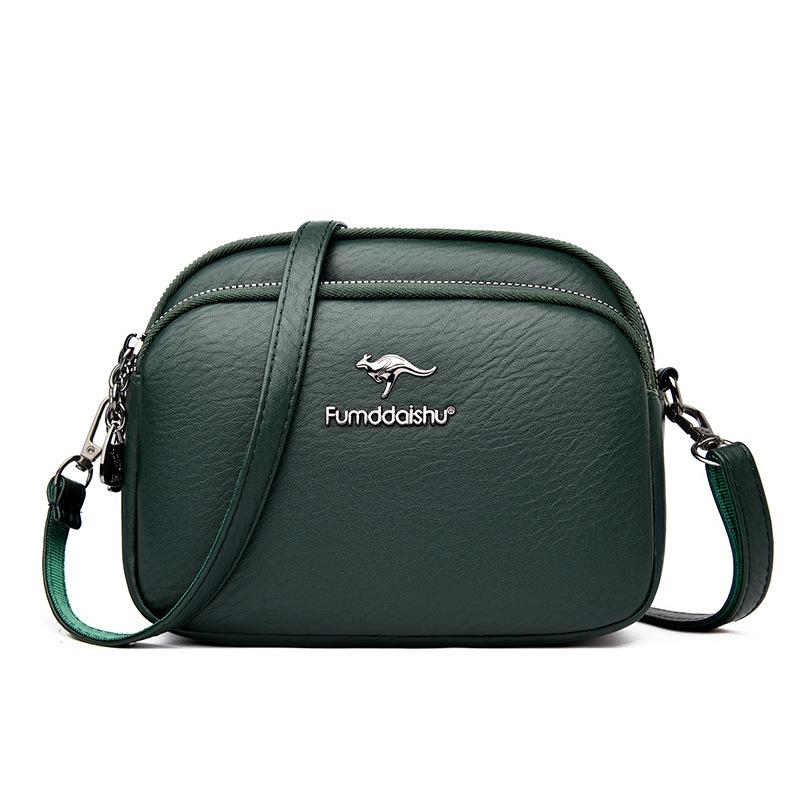 Borsa Piccola Rotonda da Tempo Libero, Borsa a Spalla Multistrato di Grande Capacità, Borsa a Tracolla