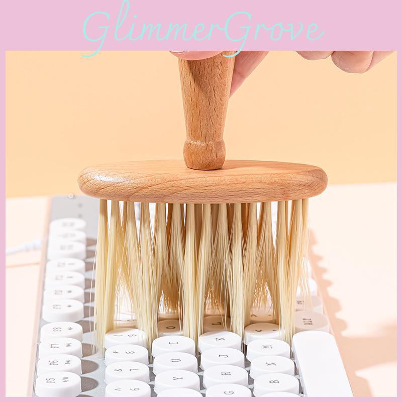 Beechwood Keyboard Cleaning Brush For Efficient Dusting And Computer Accessory Maintenance