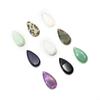 2Pcs Small Pendant Natural Stone Green Aventurine Drop-Shaped Pendant For Jewelry Making DIY Necklace Beacelet Earring Accessory