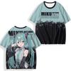 Hatsune Miku 3D Printed Women's Short Sleeve Tee Summer Casual Cute Men's Sport Tops Hot Anime Fans T-shirt Unisex Tops Y2K 2025