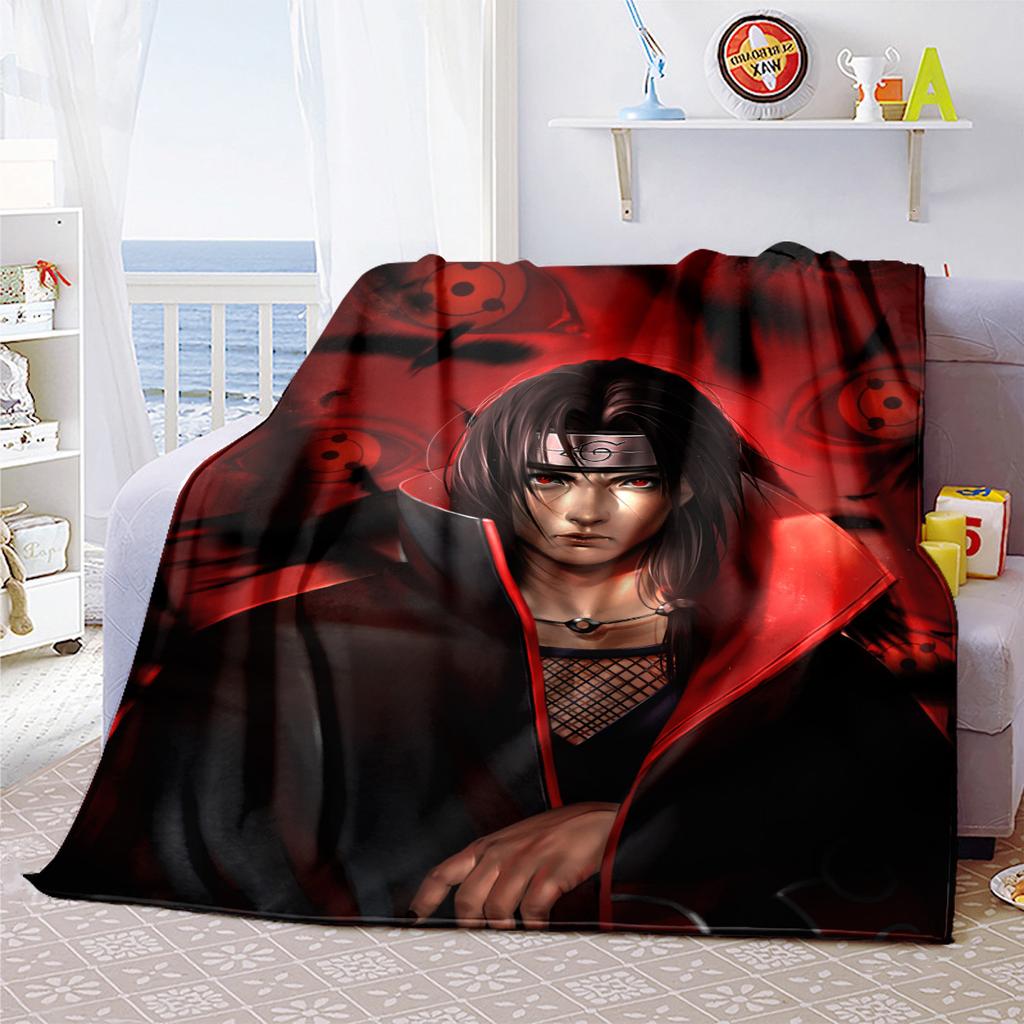 Japanese anime cartoon NARUTO famous Uzumaki Naruto blanket soft home furnishing nap decoration four seasons warm Sherpa blanket B13
