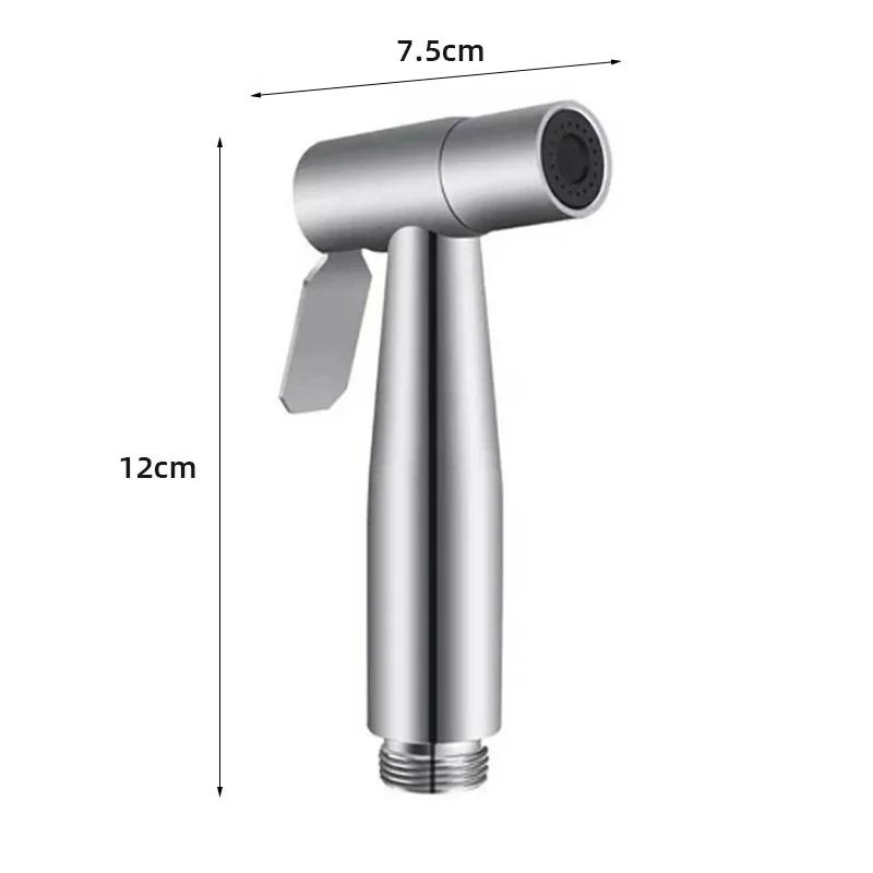 Stainless Steel Faucet Spray Gun Handheld Toilet Bidet Faucet Stainless Steel Hand Bidet Sprayers Brushed Water Sprayer