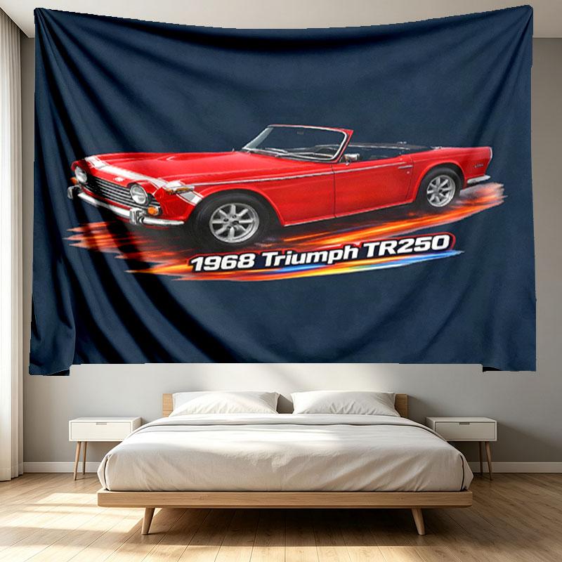 Triumph Print Tapestry - Portable Wall Decor Cloth, for Home, Dorm, Travel, Bedroom, Living Room - Ideal Birthday Housewarming Gift