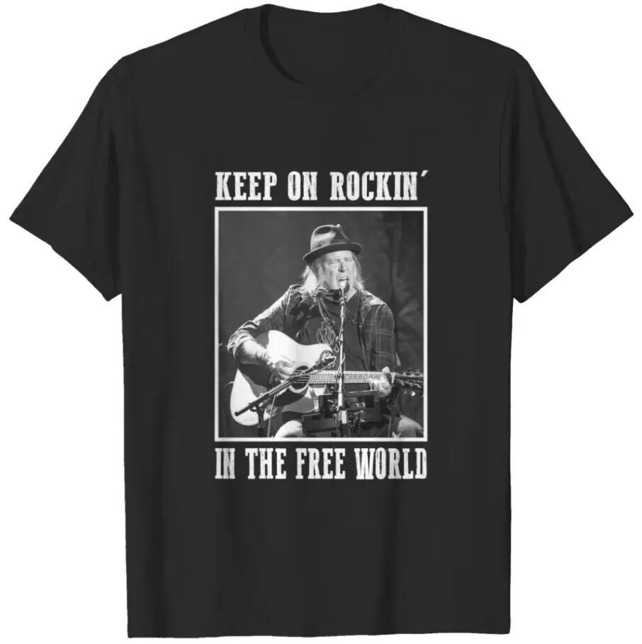 

Music Retro Neil Young T-Shirt Unisex Short Sleeve T-Shirt All Sizes S-2345Xl Unisex T-Shirt XXXXL