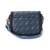 Coach Horse And Carriage Saddle 21 Printed Leather Saddle Bag Women Shoulder Bag Blue C4059-IMDEN