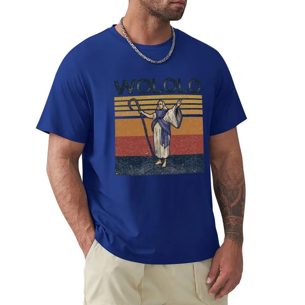 Najlepsze Wololo Koszulki Vintage Age of Empires II Koszulki z Grafiką Kreskówkową Fajna Odzież z Krótkim Rękawem Koszulki Streetwear Koszulki Topy