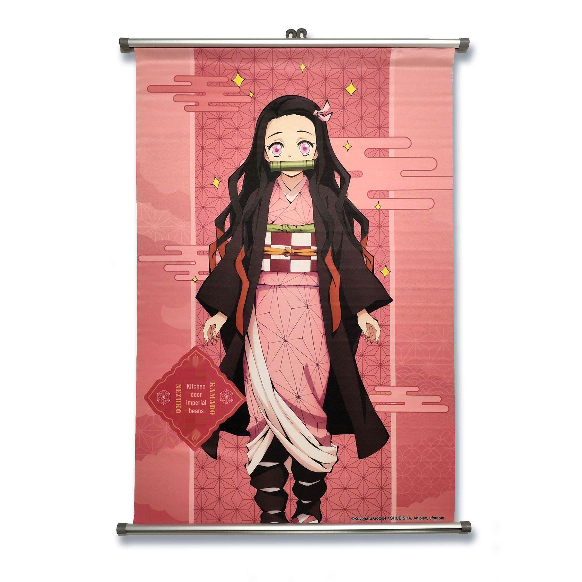 Offizieller Demon Slayer: Kimetsu no Yaiba Limited Edition Rollen-Wandkunst 45x70 cm black