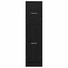 Pharmacy Cabinet Black Oak 30 x 41 x 118 cm Particleboard