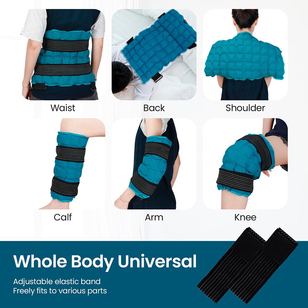 Multi-functional Ice Pack Washable Body Ice Pack Hot & Ice Pads Waist Back Shoulders Calves Arms Knees Cooling Mat Relieve Pain