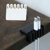 Clip Organizzatore Cavi Stampata 3D per Scrivania, Supporto Cavi di Ricarica Multi-Slot, Gestione Cavi USB, Supporto Cavi per Bordo Scrivania per Casa e Ufficio
