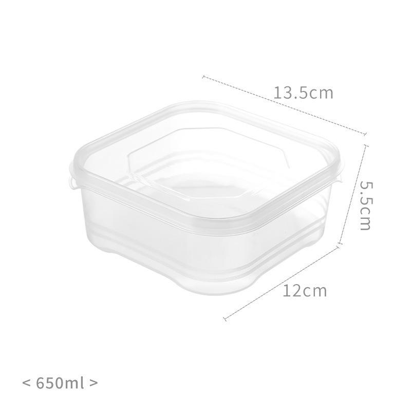 1pc Fridge Storage Box Organizer Fresh Keeping Fridge Freezer Meat Vegetables Fruits Sealed Box Container Heatable