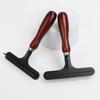 Cleaning Brush Ergonomics Nail Rake Shape Streamlined Comfortable Grip Remove Hair Wooden Carpet Cleaner Hair Brush