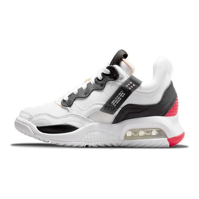 Air Jordan MA2 GS Açık Duman Grisi Üniversite Kırmızısı Çocuk Spor Ayakkabı Beyaz Siyah CW6594-106