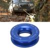 KIMISS Snatch Ring, Winch Snatch Recovery Ring 41000lbs 7/16in 1/2in Soft Shackle, 3/16in 1/4in 3/8in Rope Breaking Strength (Blue)