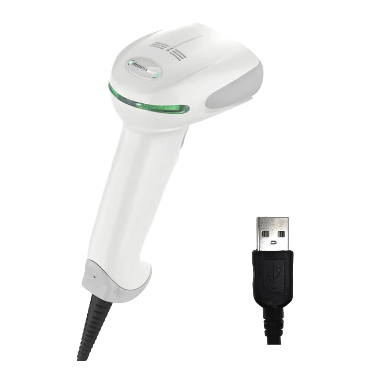 

Honeywell Xenon 1950g Сканер штрих-кодів QR-кодів штрих-кодів Універсальний USB 1D та зчитувач, Зчитувач, Сканер, Високошвидкісне зчитування, handy® Провідний, 2D, 1950GHD-1USB (Білий) білий