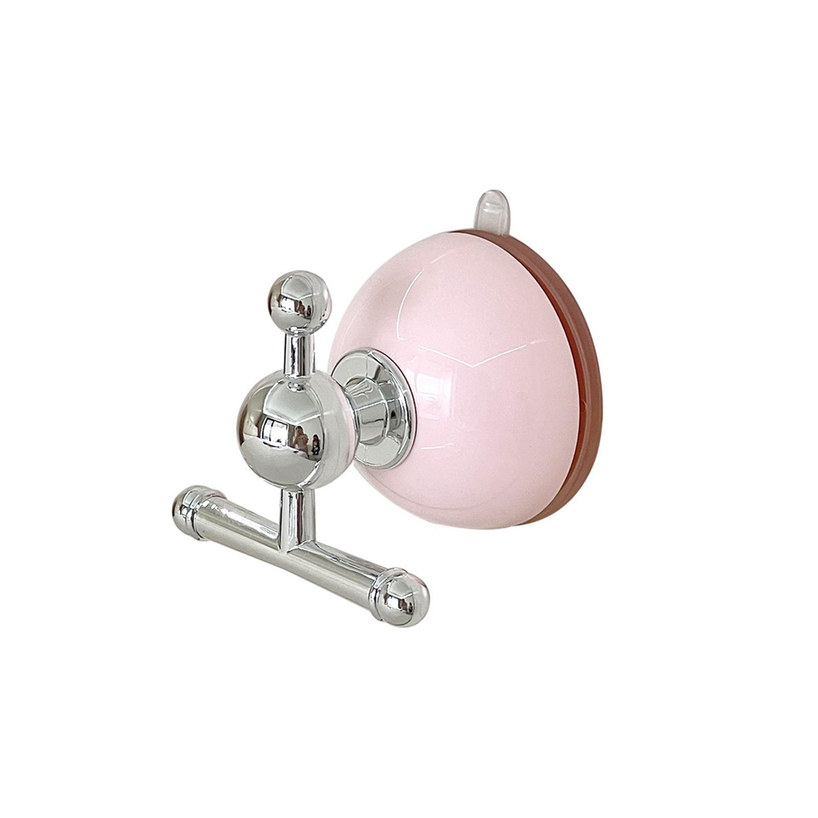 

Крючок макаронного цвета, Крючок-клипса с пластиковым покрытием, Бесследный ветрозащитный крючок, Вращающаяся прищепка One Size розовый