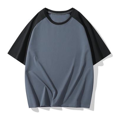 Rundhals Kurzarm-T-Shirt für Herren, Locker sitzendes Kurzarm-T-Shirt, Rundhals Halbarm-T-Shirt