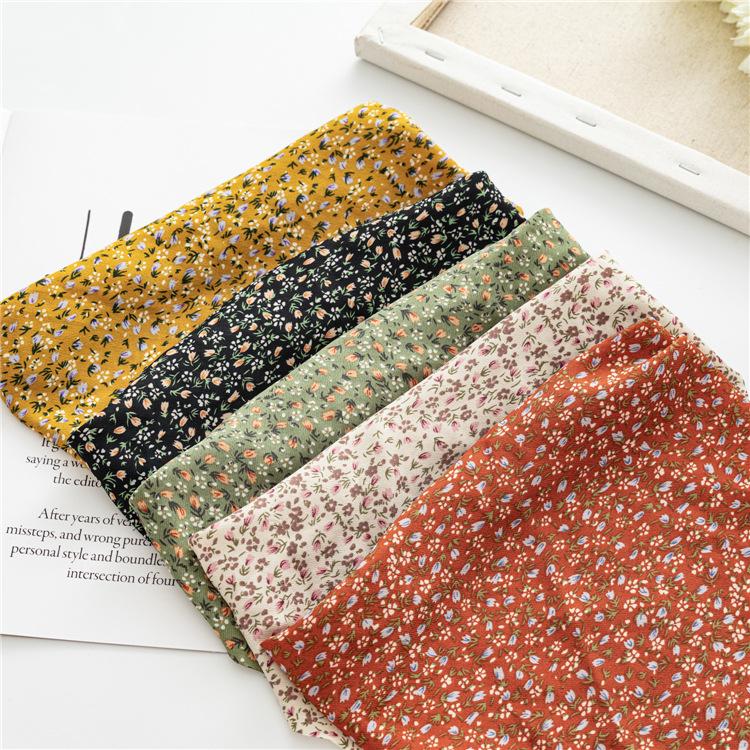 Women's Versatile Headband Triangular Scarf Elastic Hair Band Floral Headscarf Hair Band Hair Band Headband