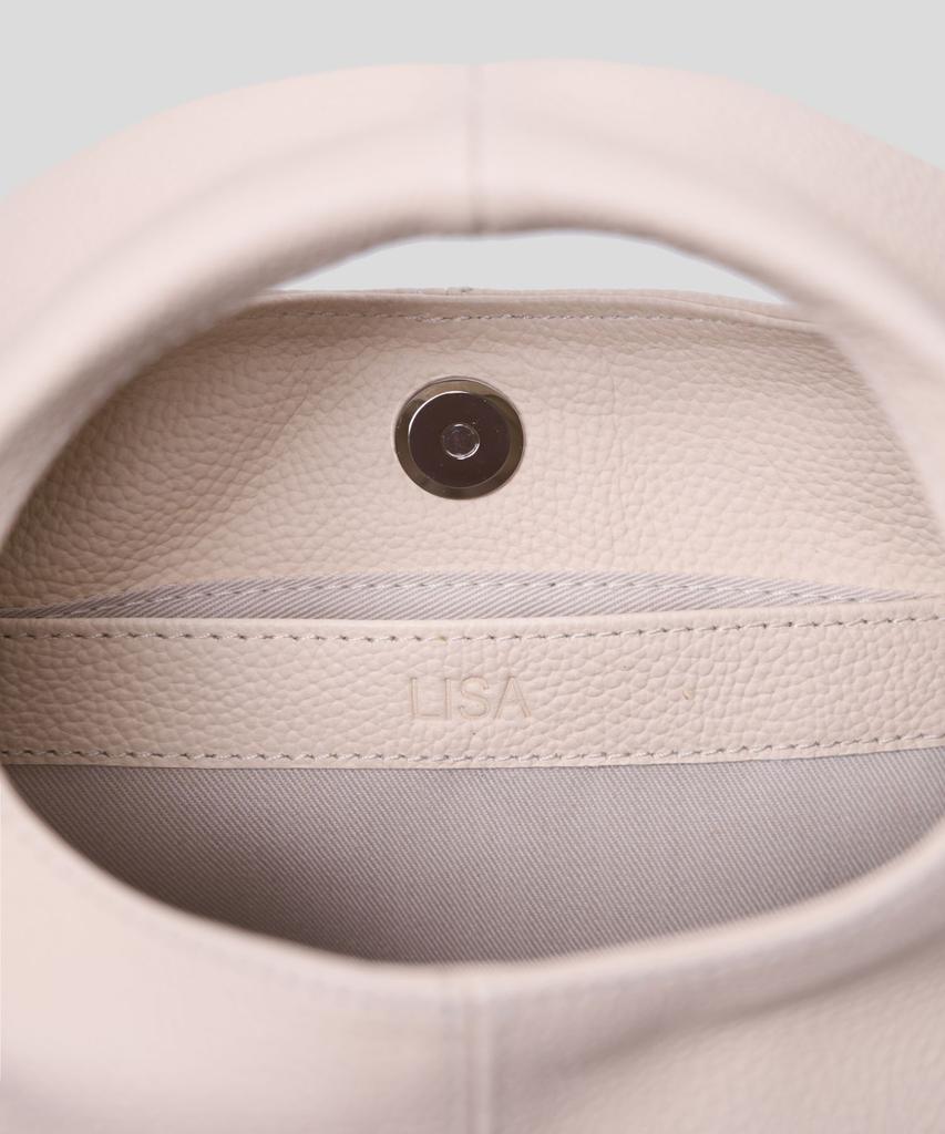 LISA Small Liza Bag Cream Fluffy Leather