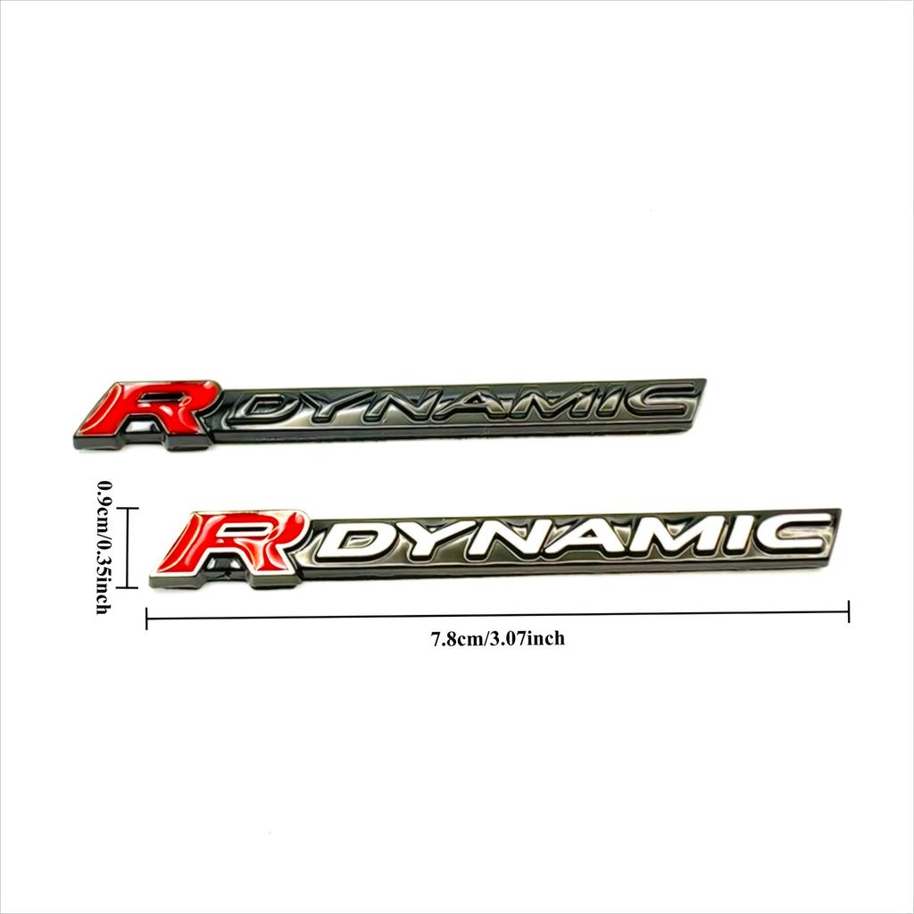 2 Stück RDYNATIC Metall Auto Logo - Geeignet für Land Rover Range Rover Stern Ader Blatt Platte Seitenetikett Hecketikett Autoemblem
