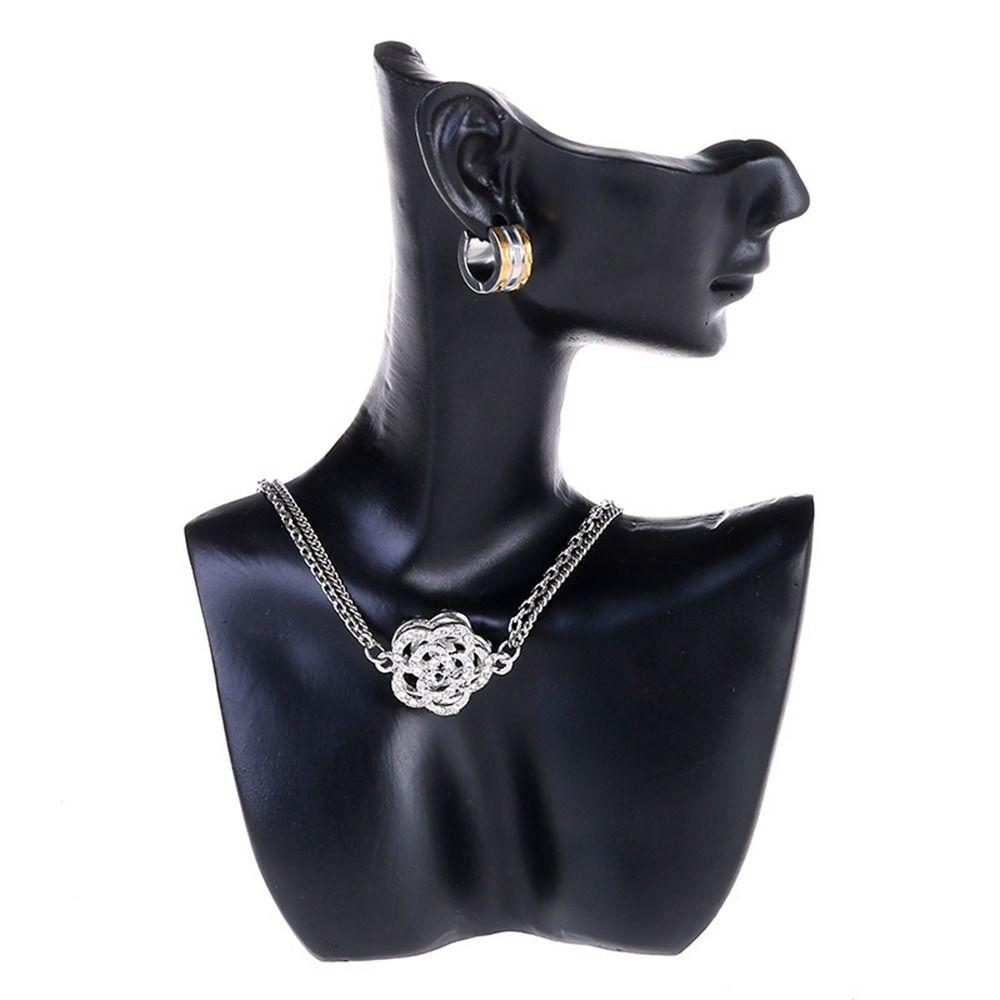 Side Face Mannequin Jewellery Storage Rack Holder Necklace Bracelets Earrings Holder
