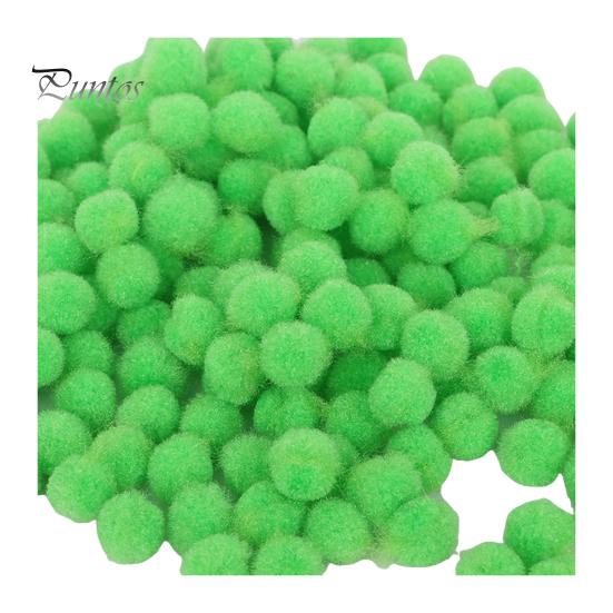 300 Pcs Pom Poms for Crafting 10mm Fluffy Felt Balls Solid Color Fuzzy Pompoms for Dolls Garland DIY Crafts Decorations