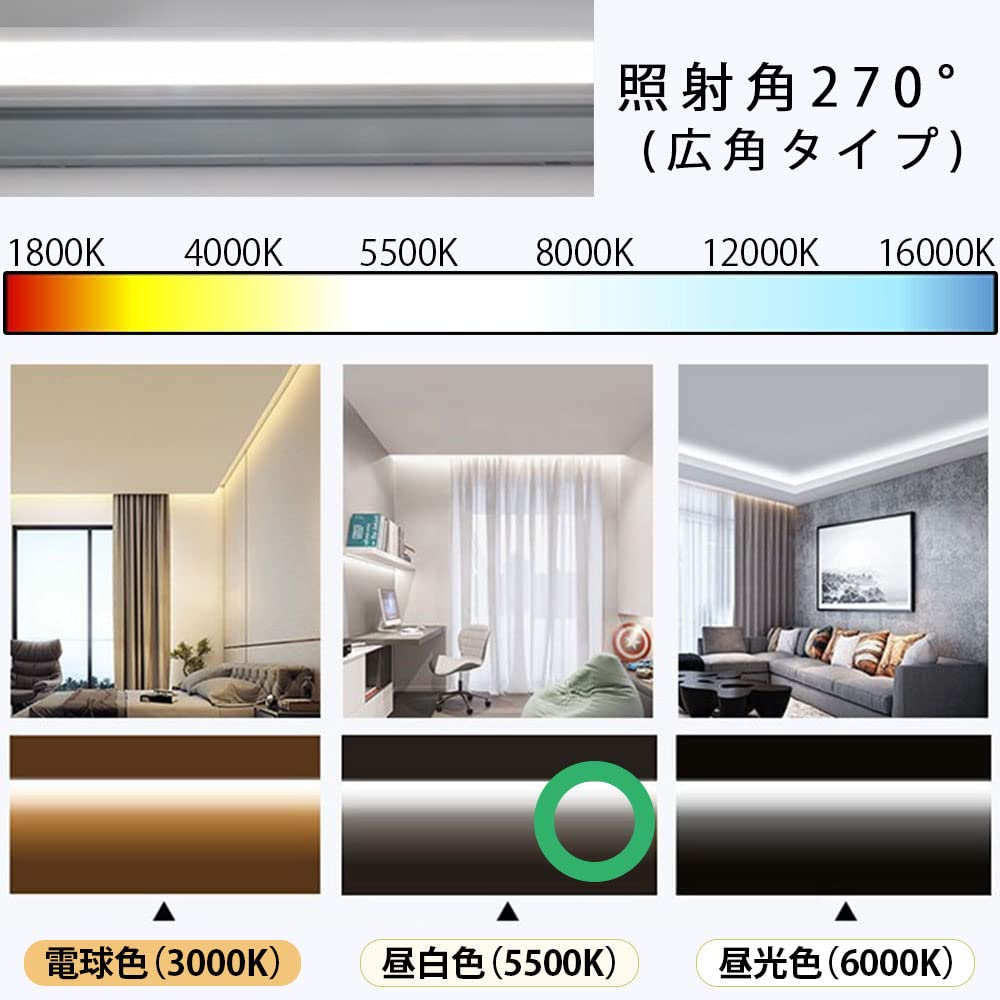 20W LED Fluorescent Light, 20W, 58cm, No Glow-Type Installation Required, Power Consumption: 9W, High Brightness, Suitable for Facility and Store