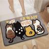 Modern Minimalist Cashmere Skin-friendly Floor Mat, Comfortable and Soft Non-slip Bathroom Floor Mat for Shower Rooms